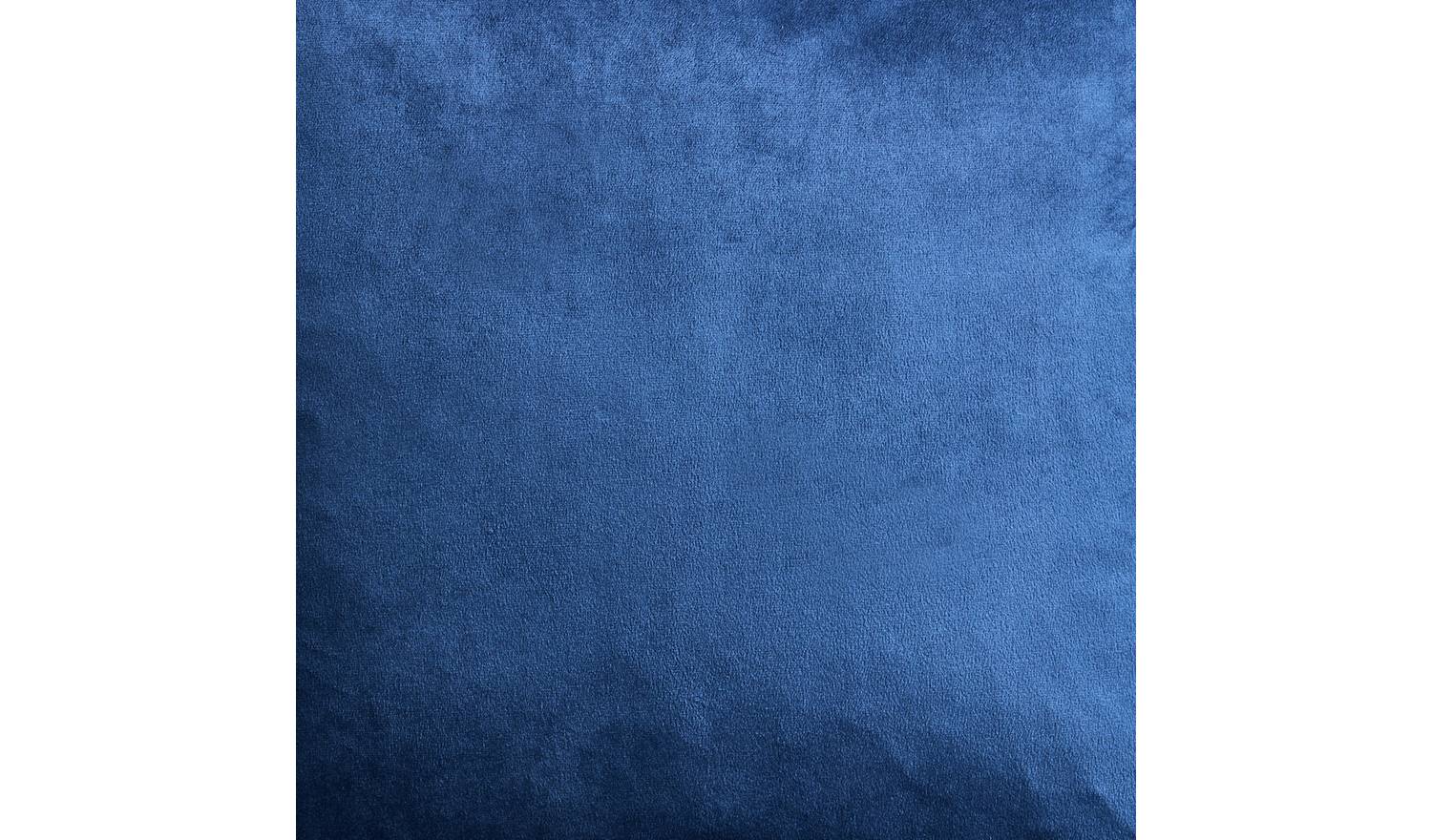 Habitat Velvet Cushion - Navy - 55x55cm