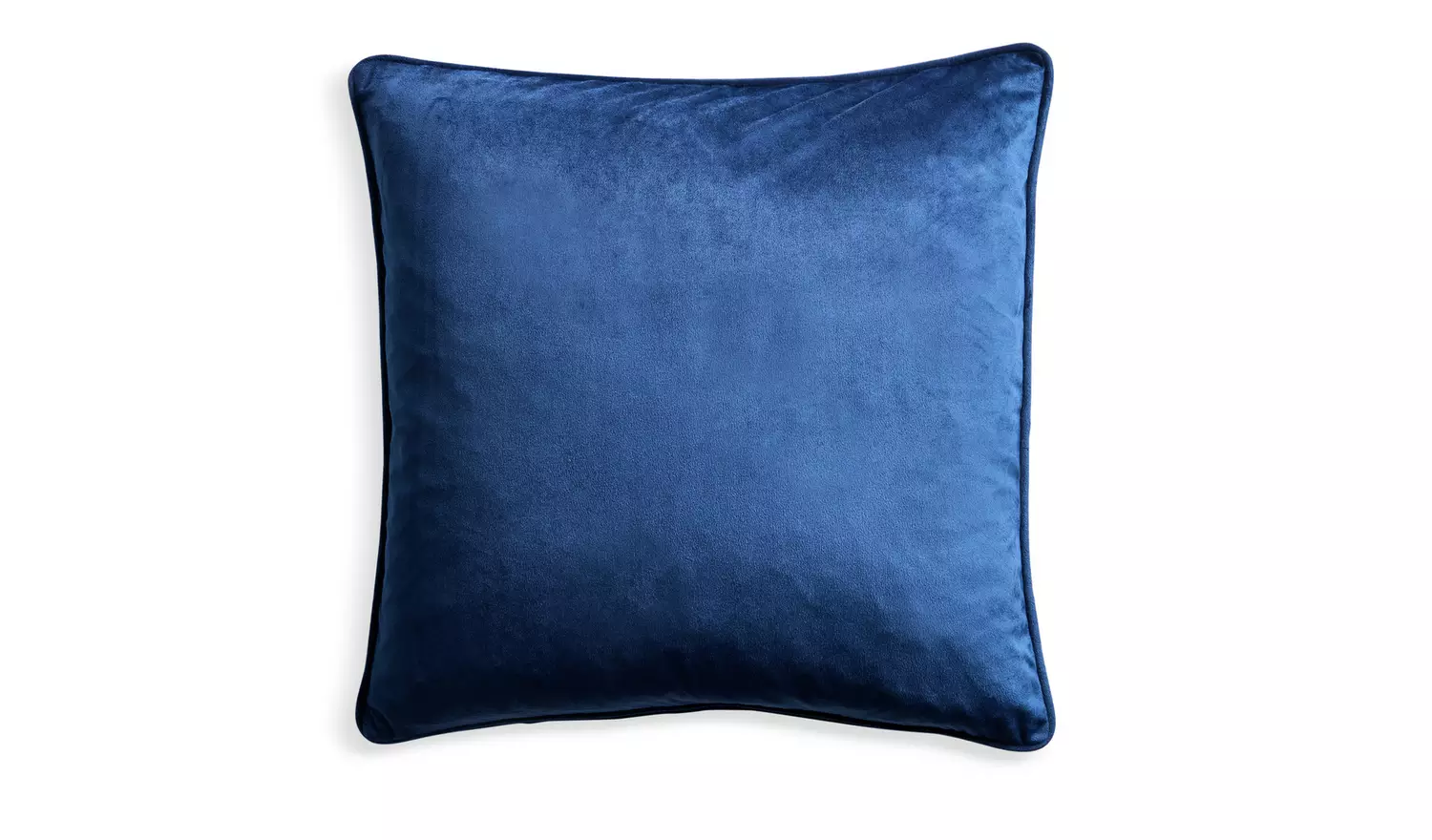 Habitat Velvet Cushion - Navy - 55x55cm