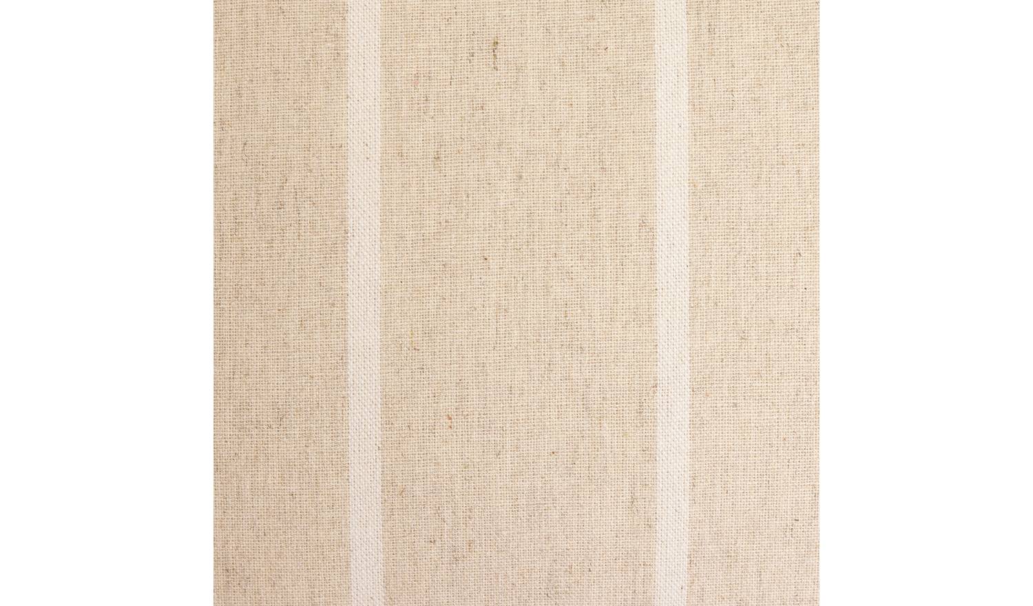 Habitat Yarn Dye Stripe Cushion - Cream - 43x43cm