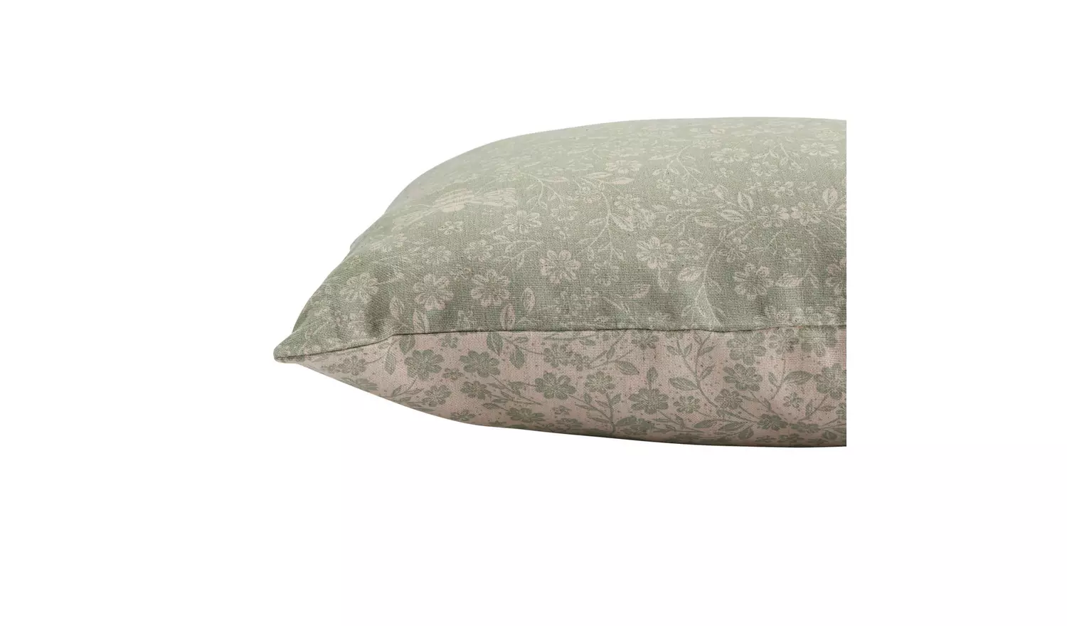 Argos Home Bee 2 Pack Cushion Cover - Sage - 43x43cm