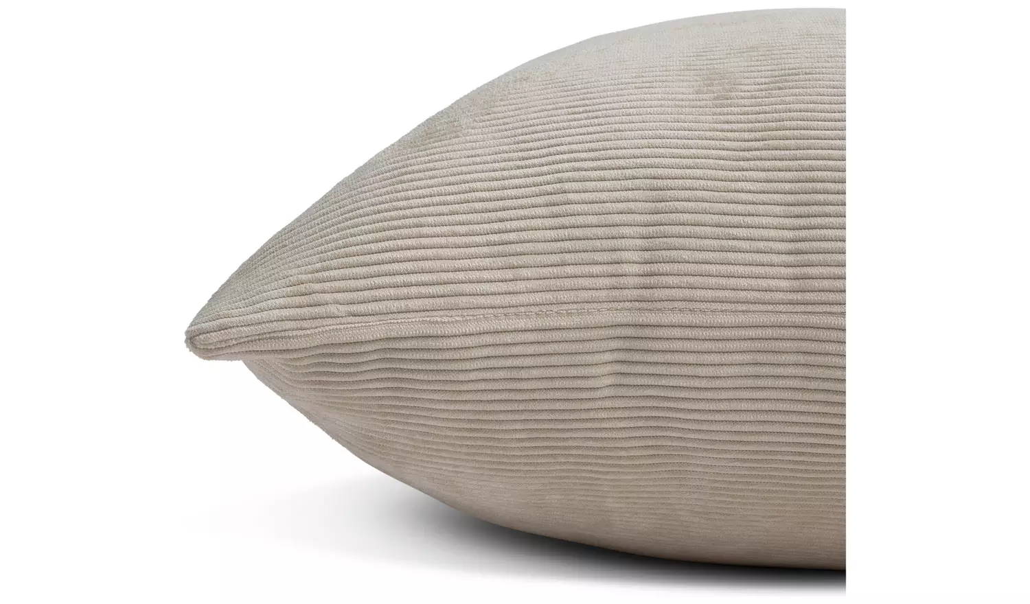 Habitat Cord Cushion Cover - 2 Pack - Oatmeal - 43x43cm