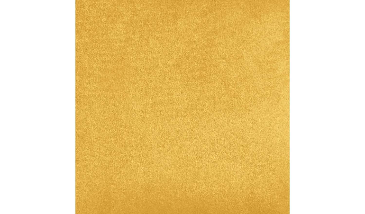 Habitat Velvet Cushion - Mustard - 43x43cm