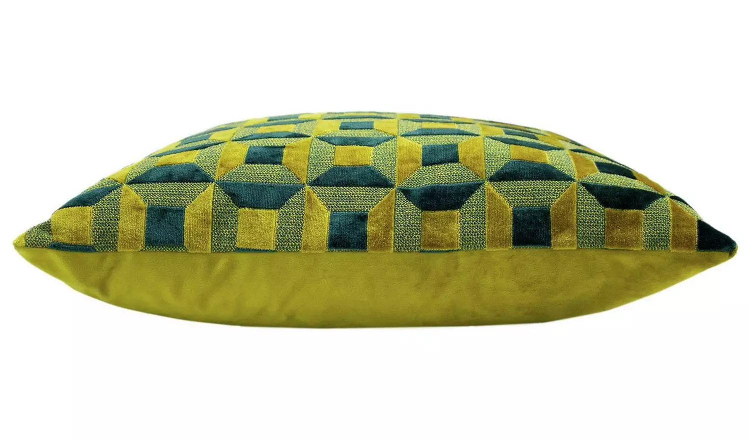 Paoletti Empire Geometric Cushion - Teal - 45x45cm