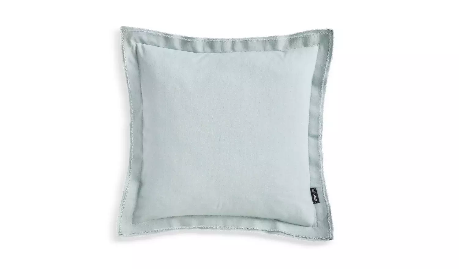 Habitat Triple Ruffle Cushion - Seafoam - 43x43cm