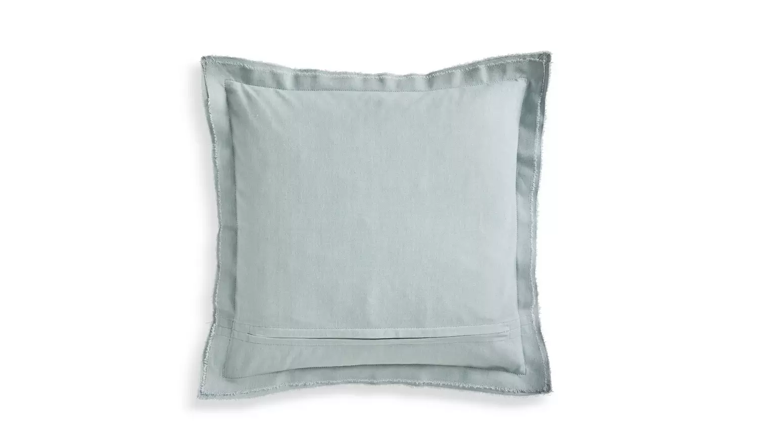 Habitat Triple Ruffle Cushion - Seafoam - 43x43cm