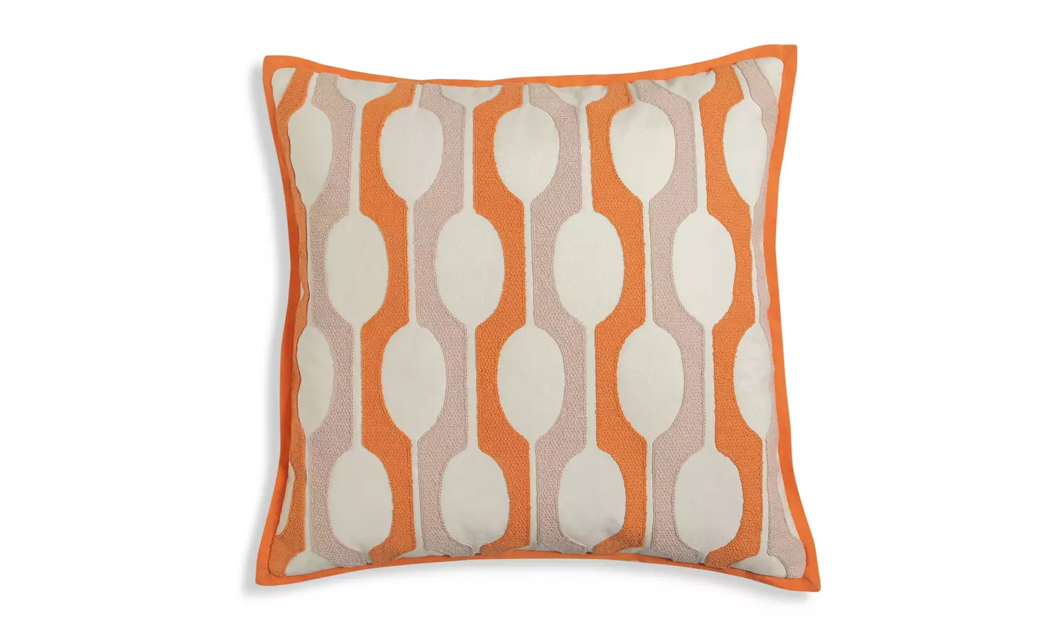 Habitat x Scion Billow Cushion - Orange - 43x43cm