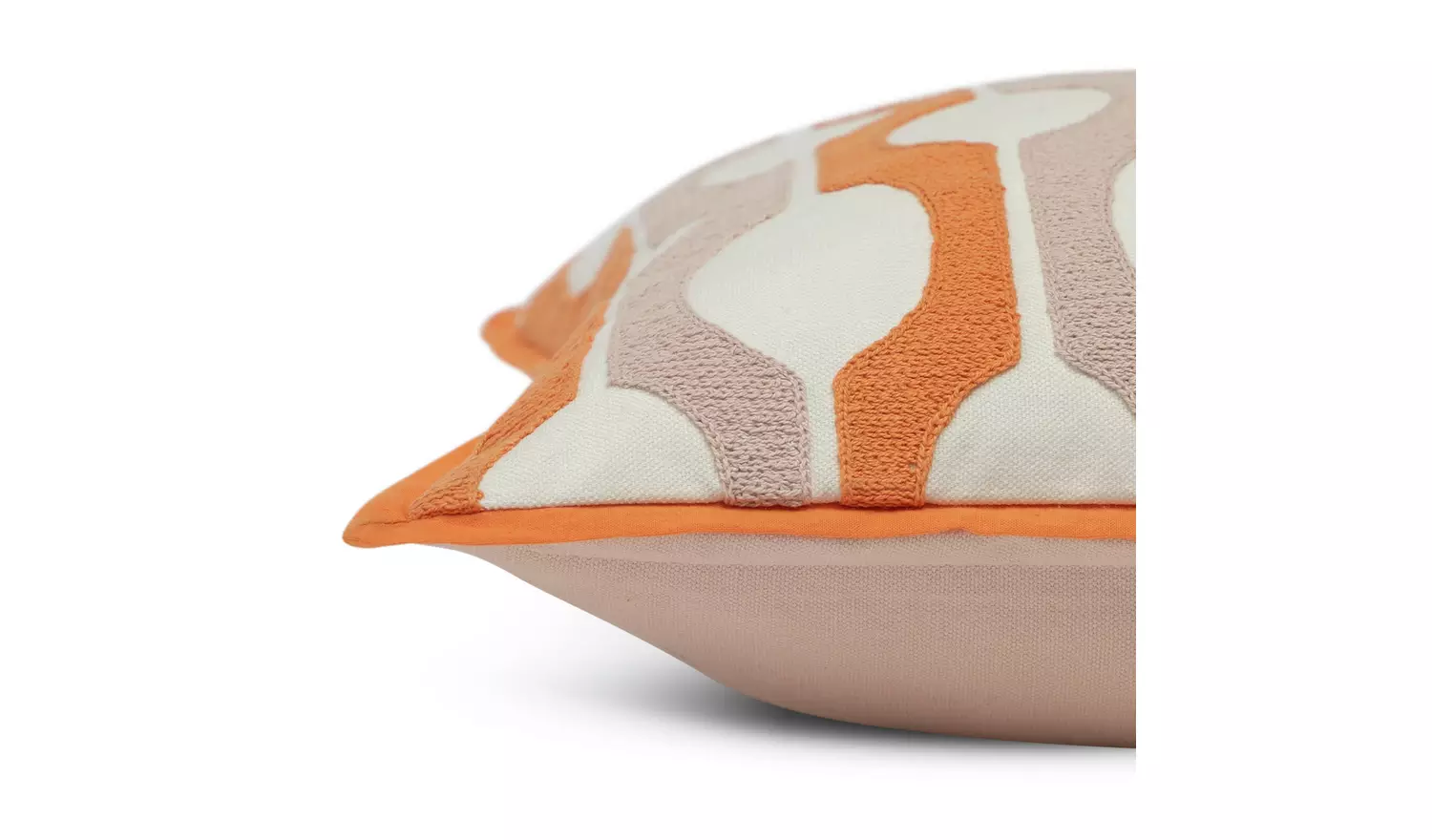 Habitat x Scion Billow Cushion - Orange - 43x43cm