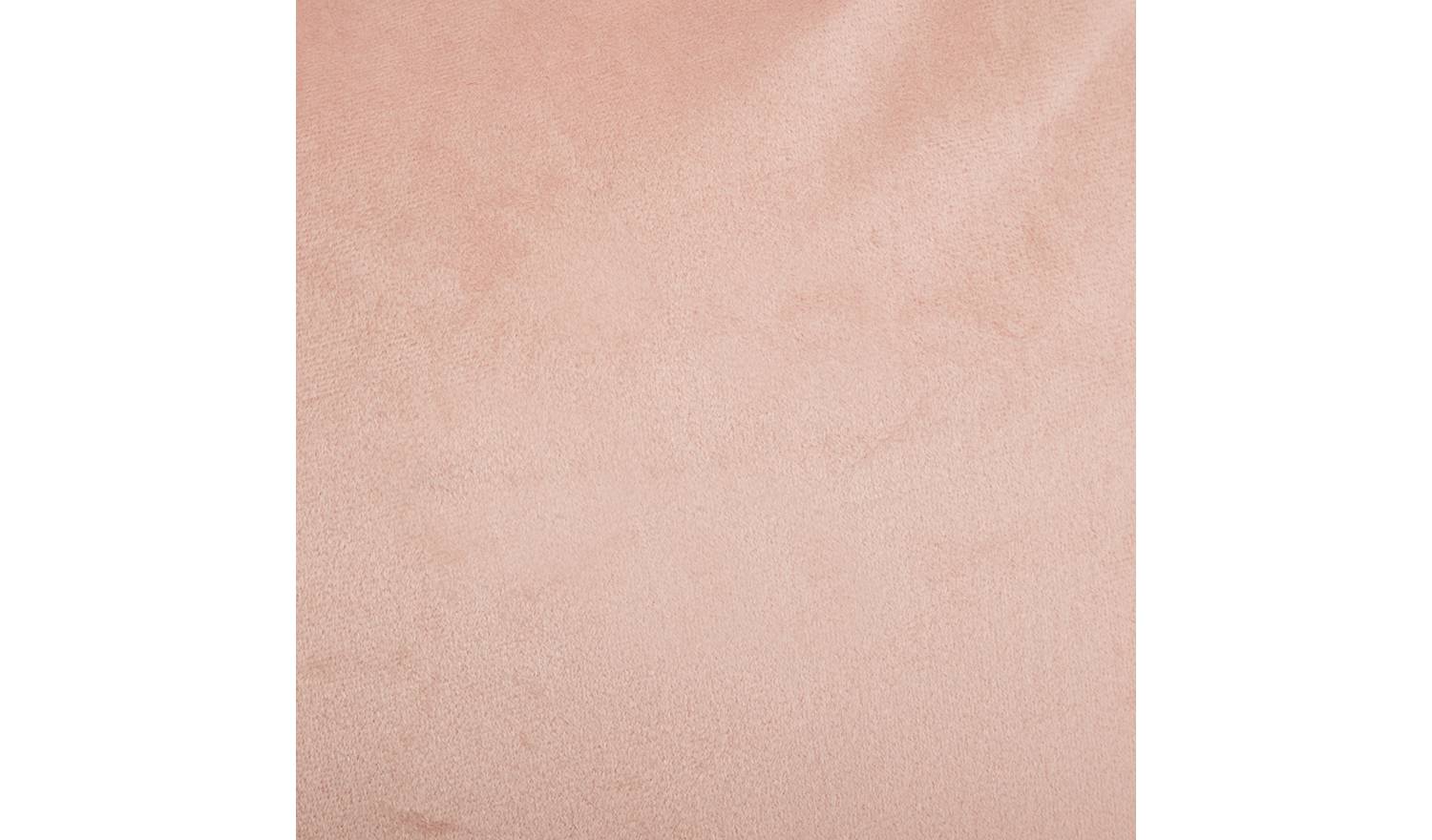 Habitat Velvet Cushion - Blush - 43x43cm