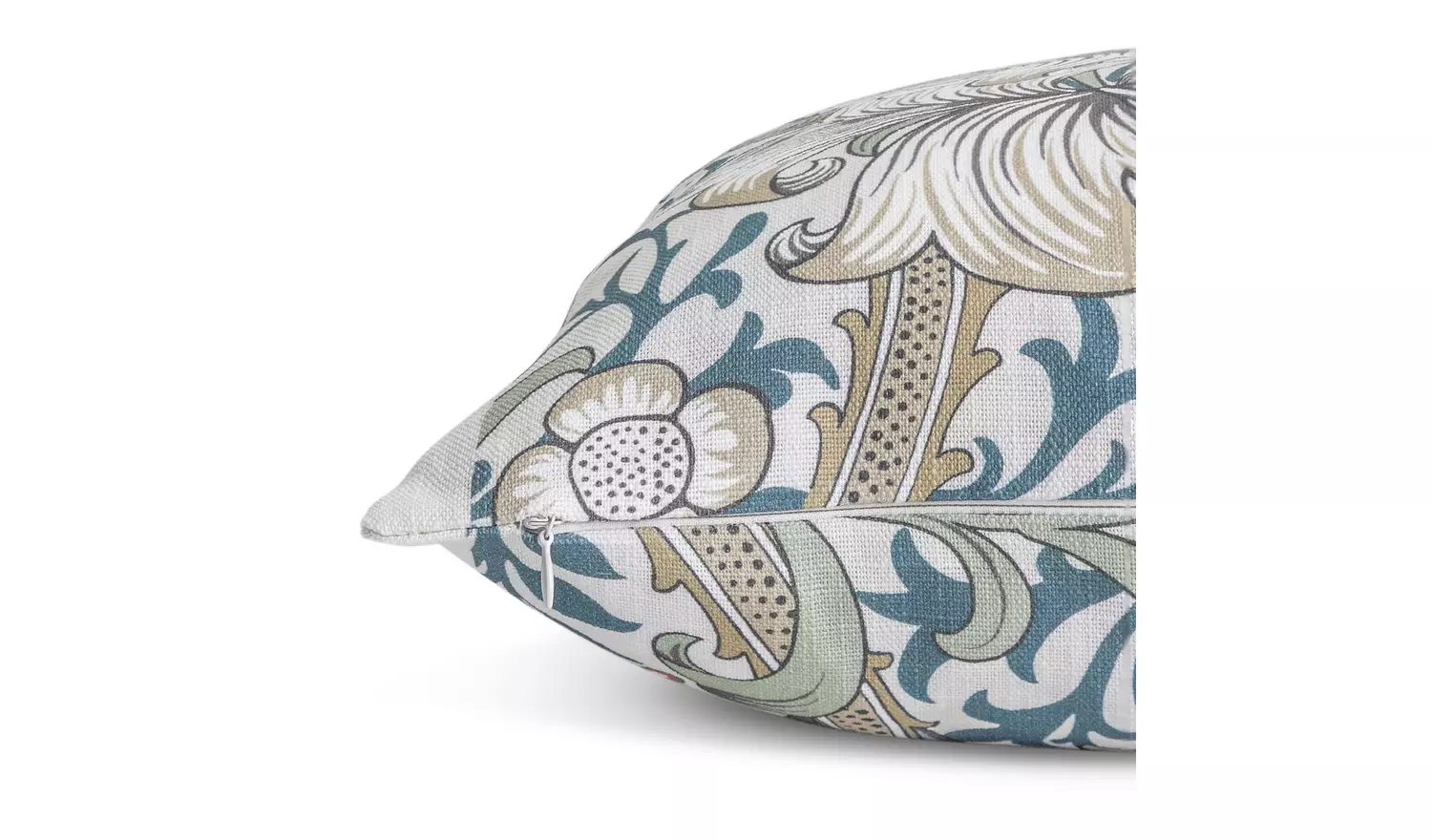 Habitat x Morris & Co. Golden Lily Cushion - Blue - 50x50cm