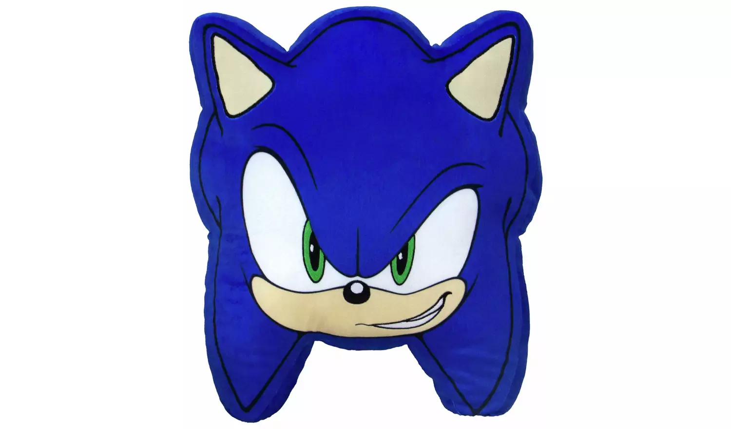 Sonic Shaped Cushion - Blue - 35x35cm