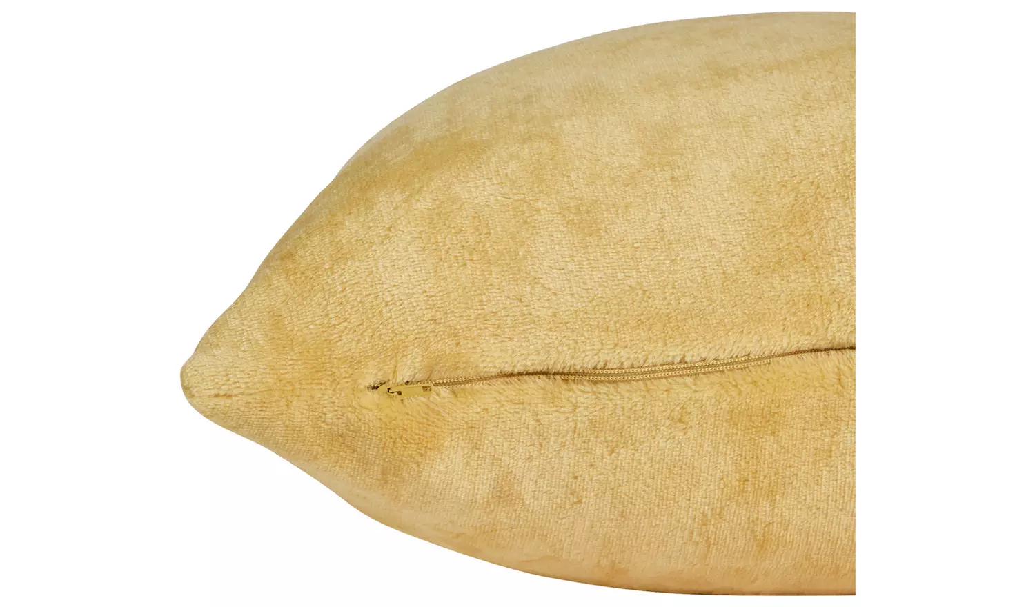 Argos Home Plain Super Soft Fleece Cushion Mustard43x43cm