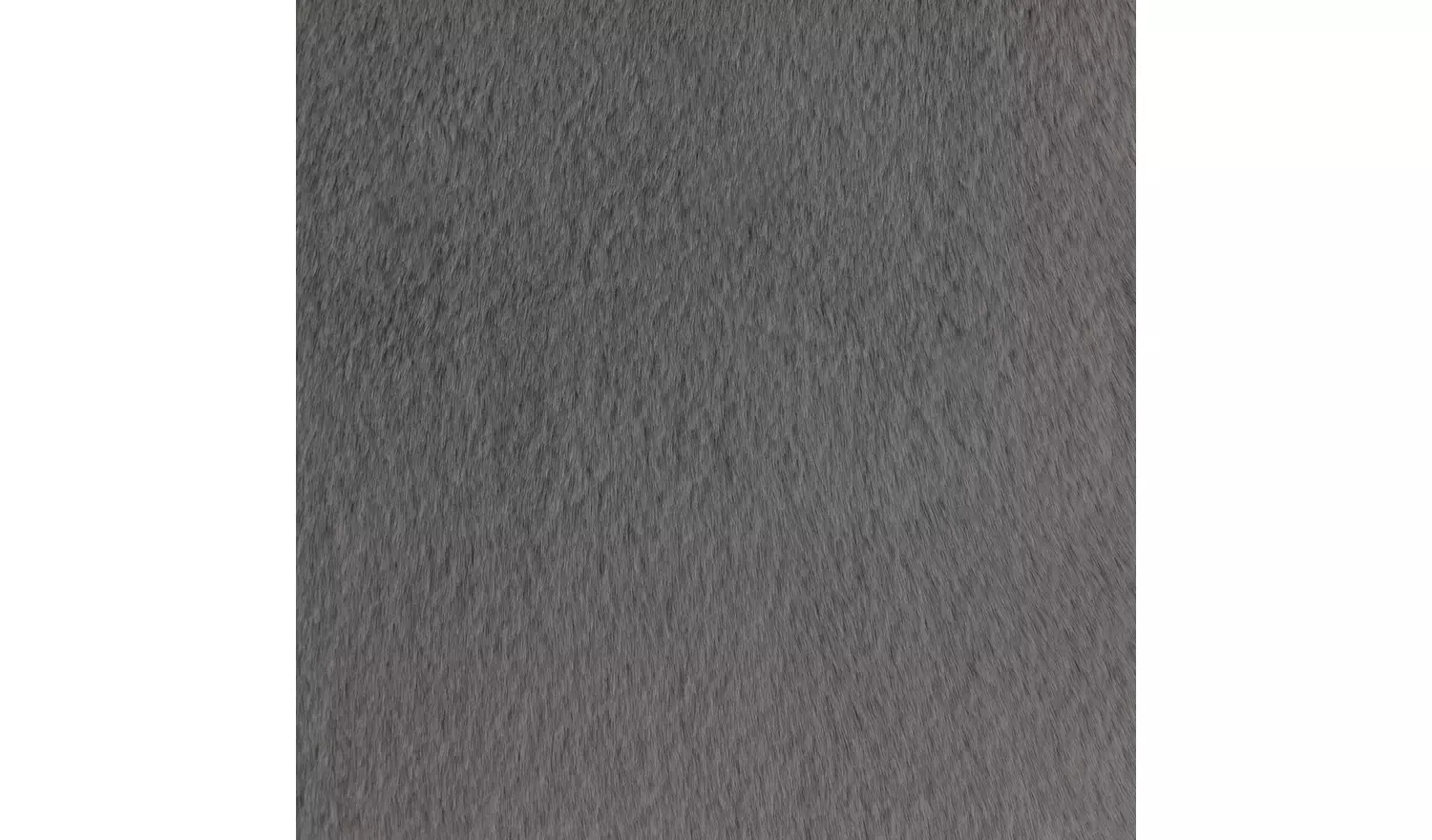 Habitat Plain Faux Fur Cushion - Grey - 43x43cm