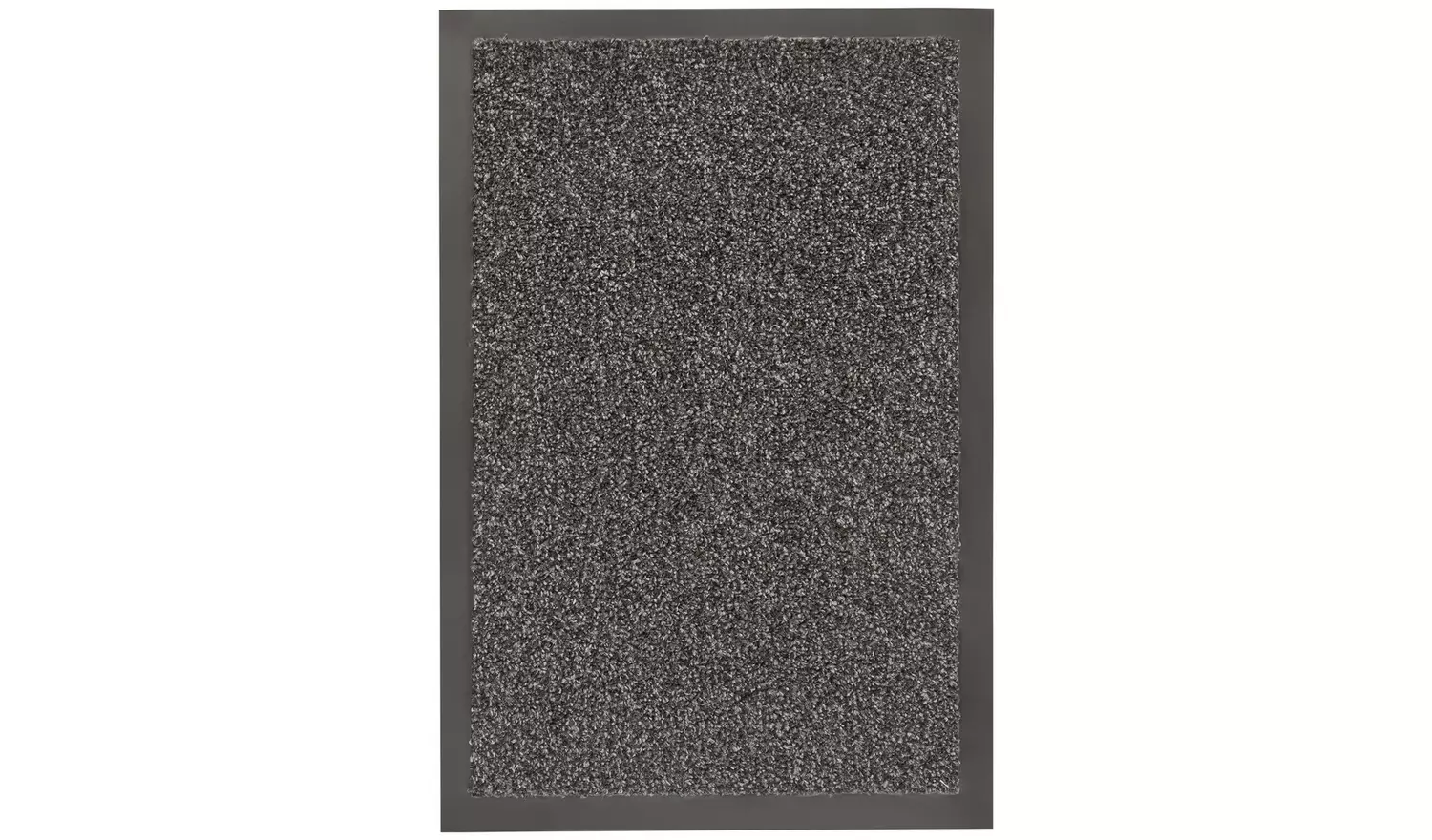 Mighty Mats Magic Barrier Grey Short Pile Doormat - 60x40cm