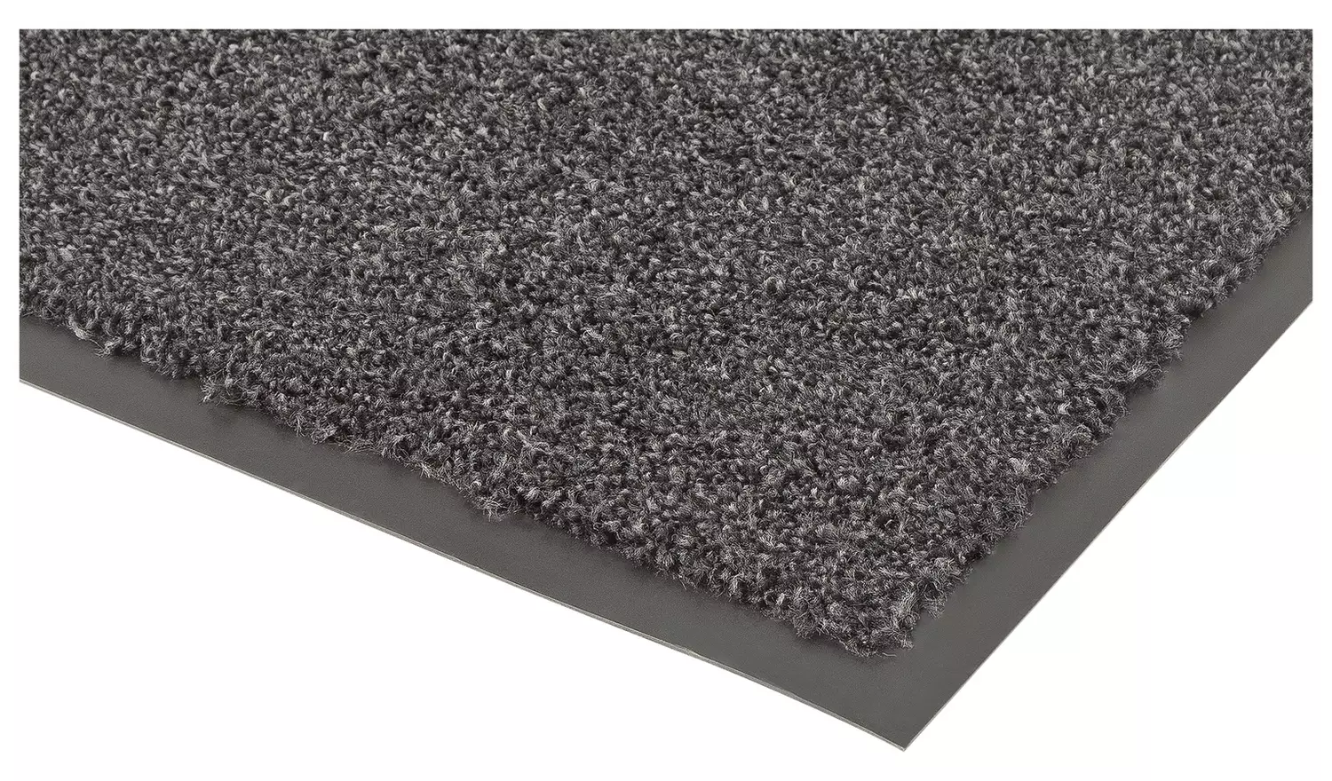 Mighty Mats Magic Barrier Grey Short Pile Doormat - 60x40cm