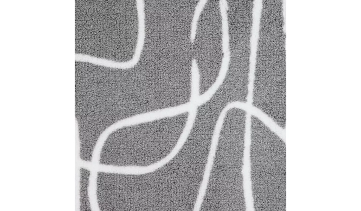 Habitat Scribble Washable Grey Runner & Mat Set - 180x57cm