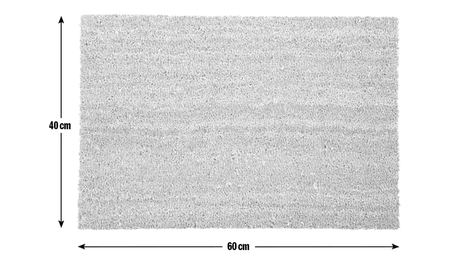 Argos Home Plain Natural Flatweave Doormat - 60x40cm