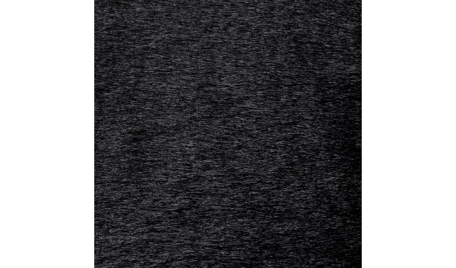 Habitat Faux Fur Draught Excluder - Black