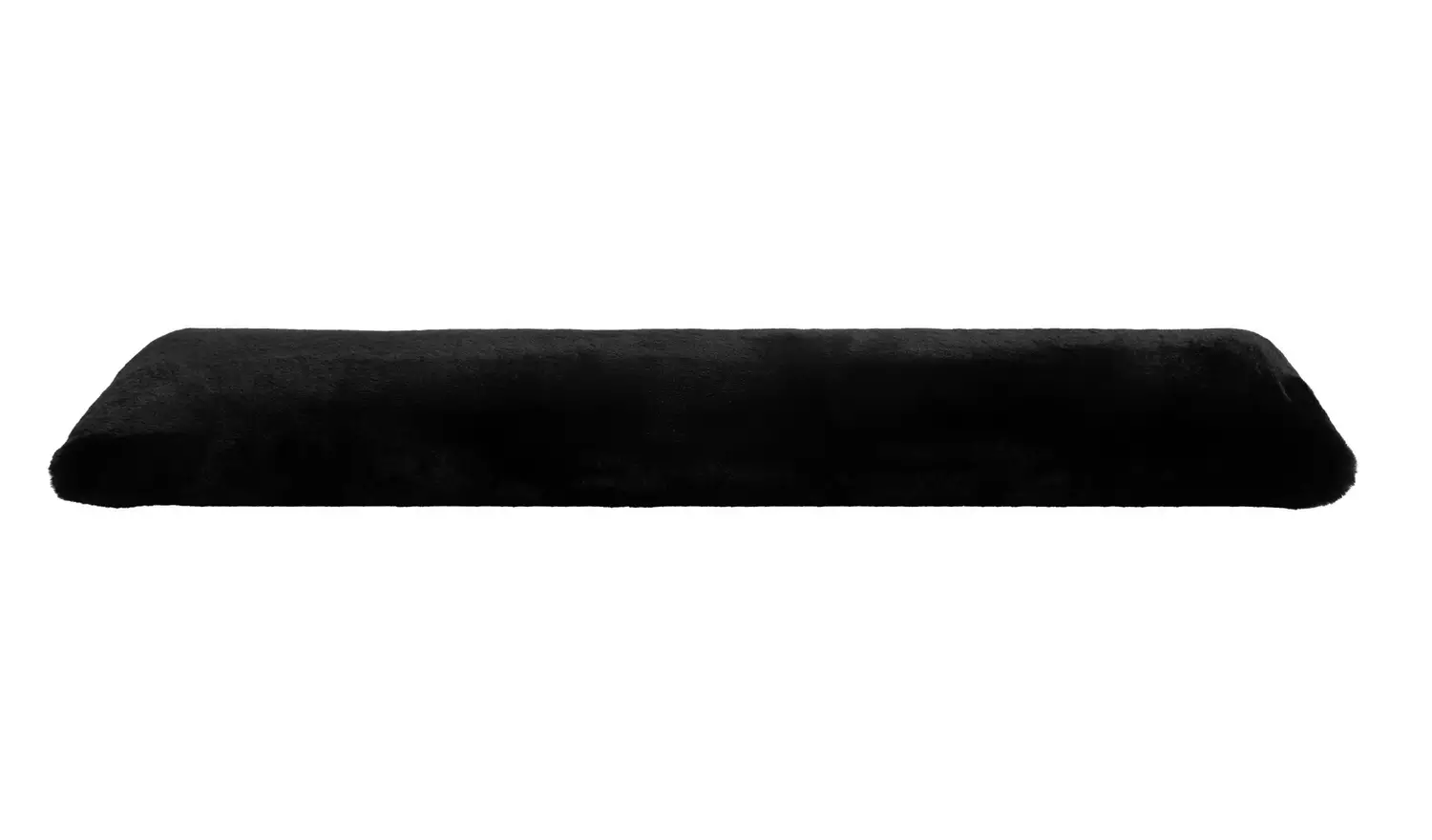 Habitat Faux Fur Draught Excluder - Black
