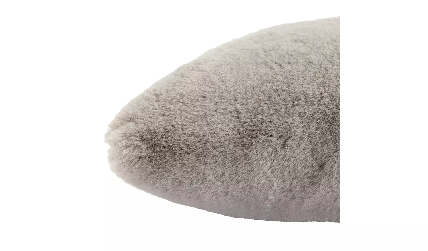 Habitat Faux Fur Draught Excluder - Grey
