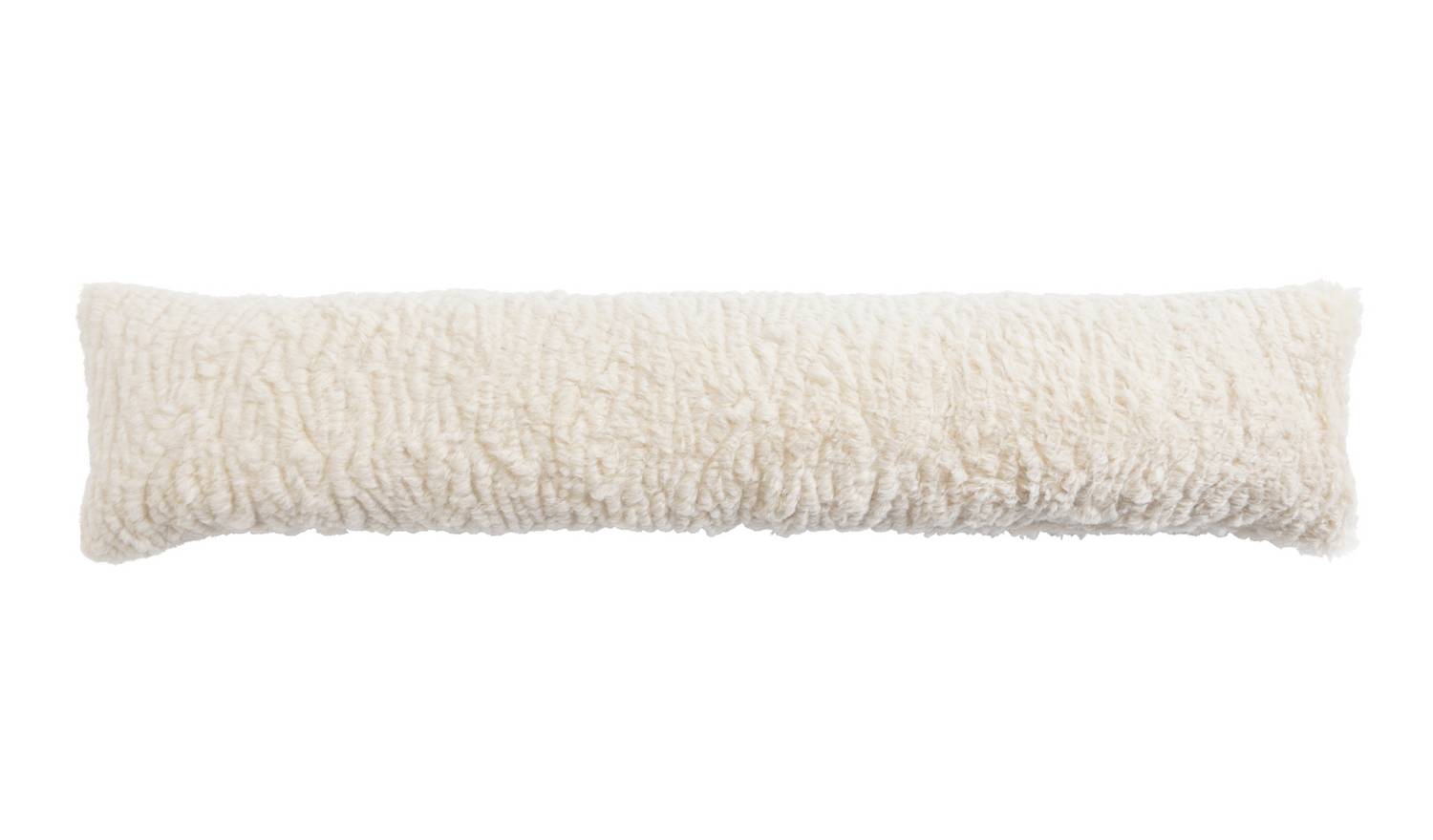 Habitat Faux Shearling Draught Excluder - Oatmeal