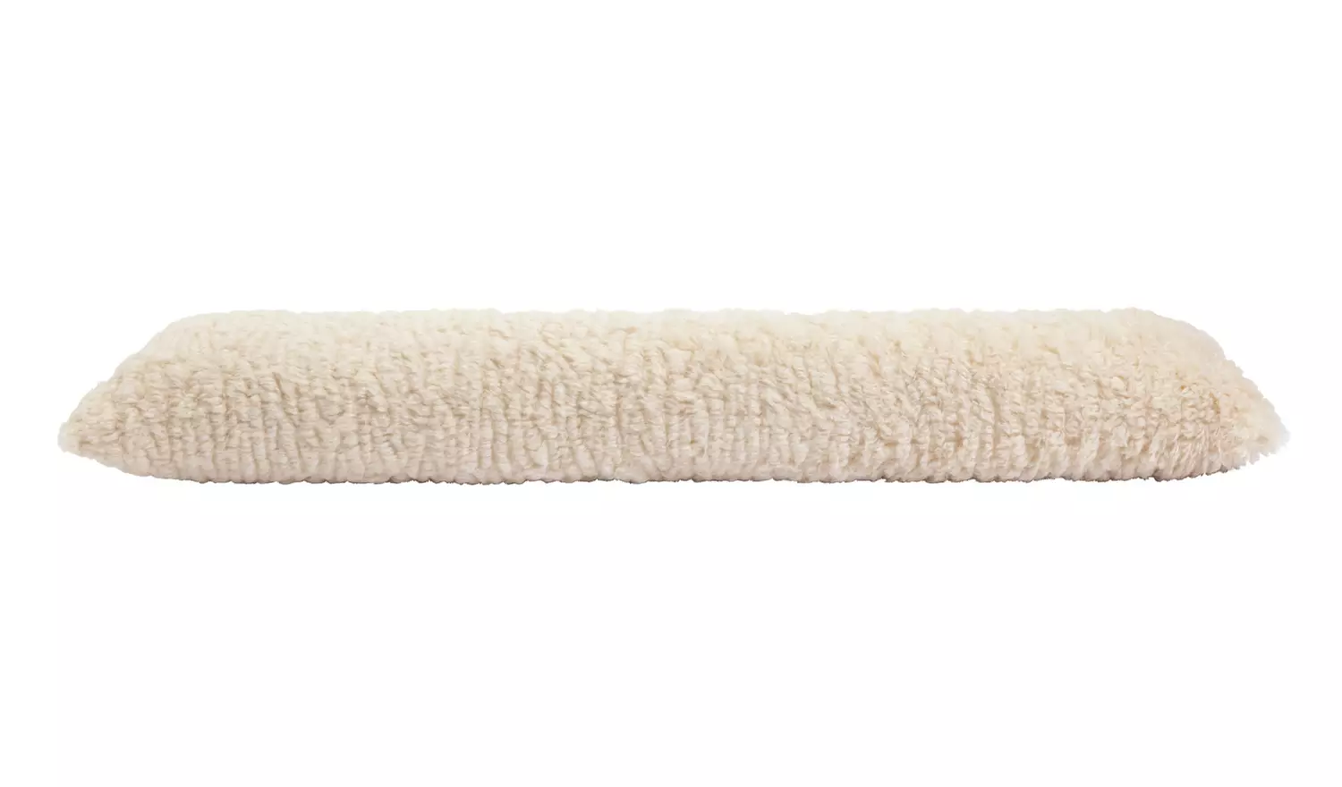 Habitat Faux Shearling Draught Excluder - Oatmeal