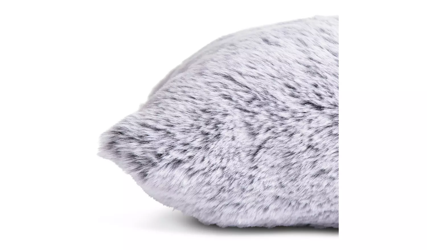 Habitat Faux Fur Tipped Draught Excluder - Grey