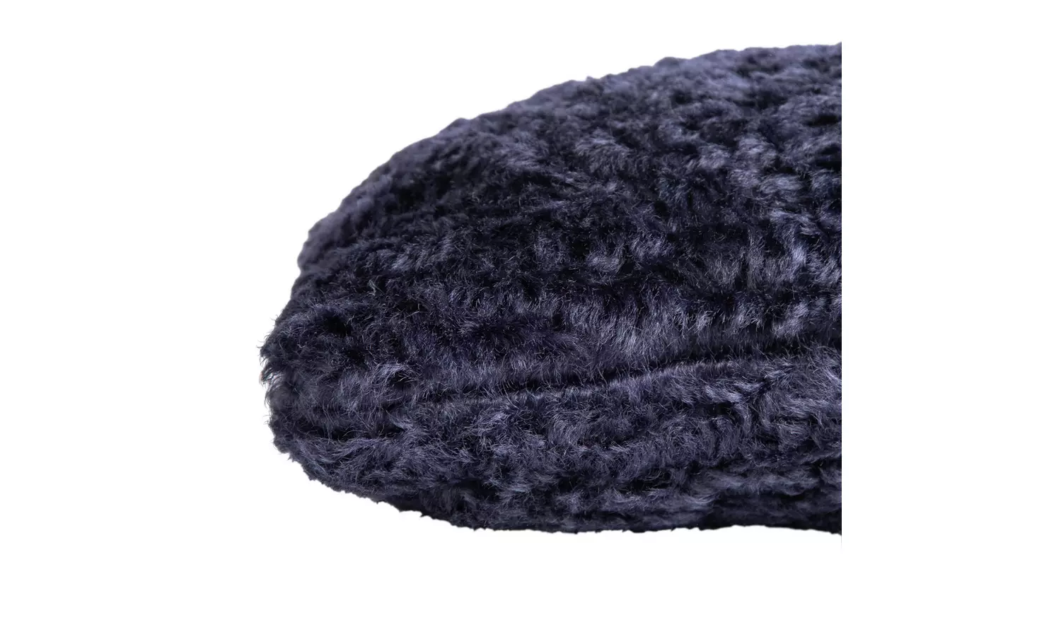 Habitat Shearling Draught Excluder - Navy