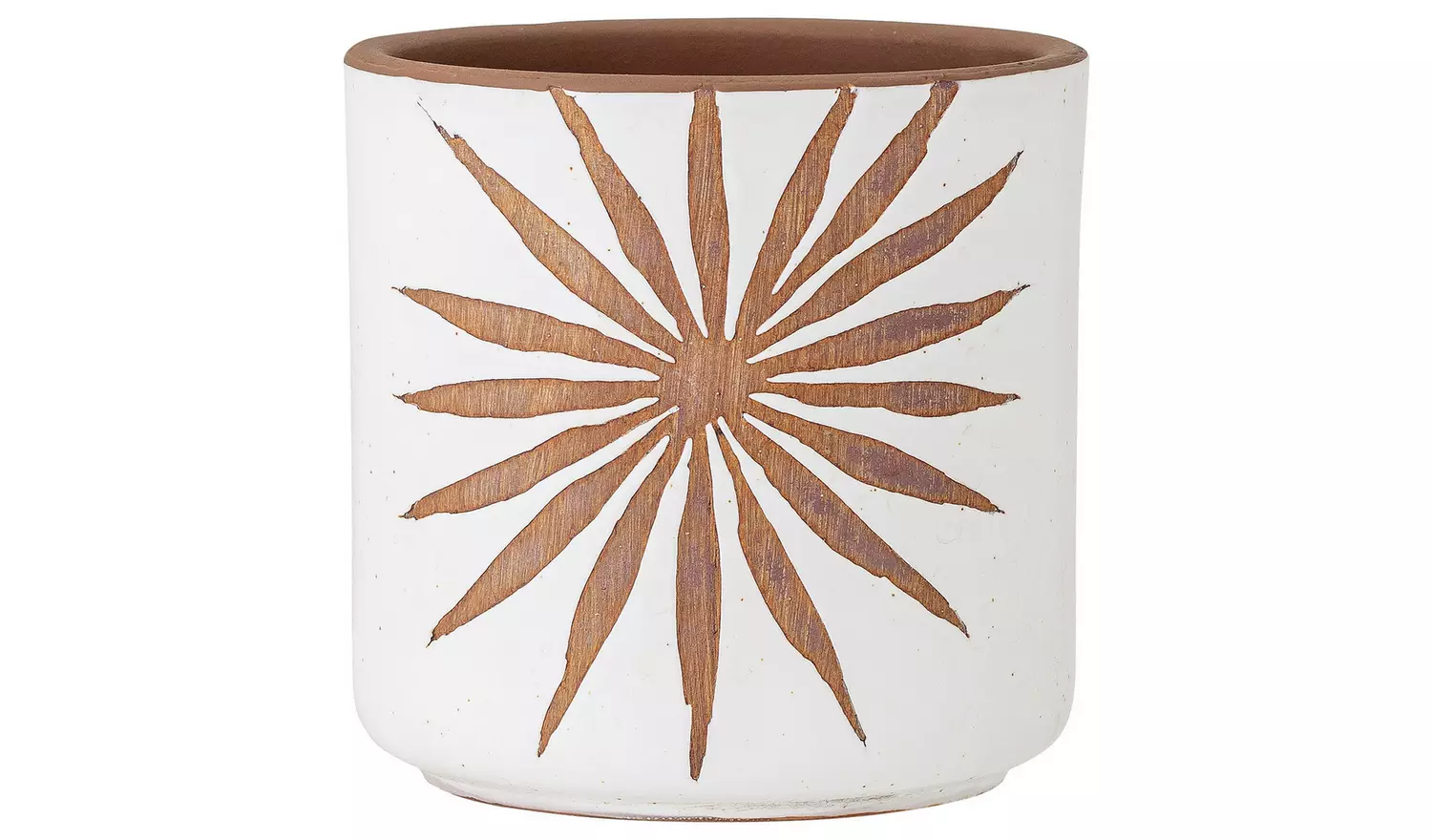 Bloomingville Terracotta Planter Pot - White