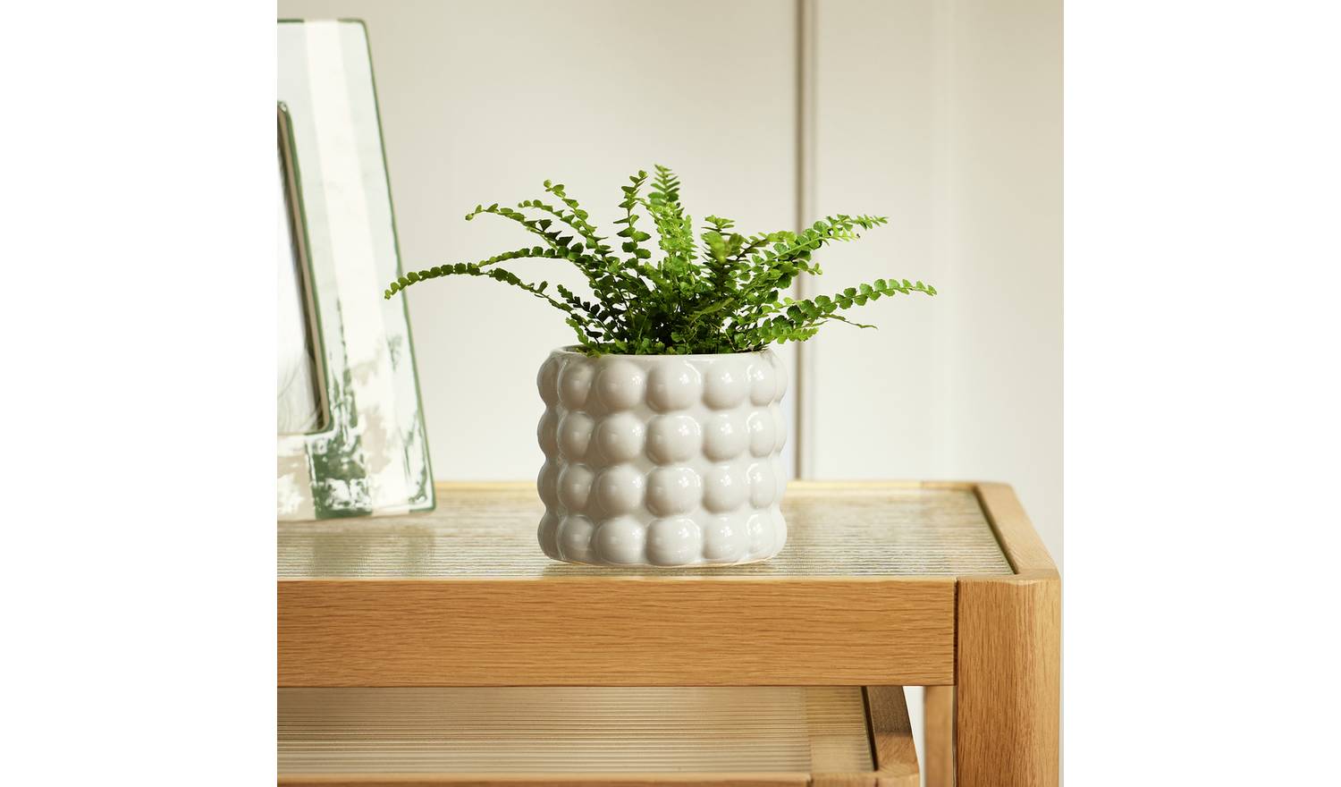 Habitat Bobble Small Planter - Grey