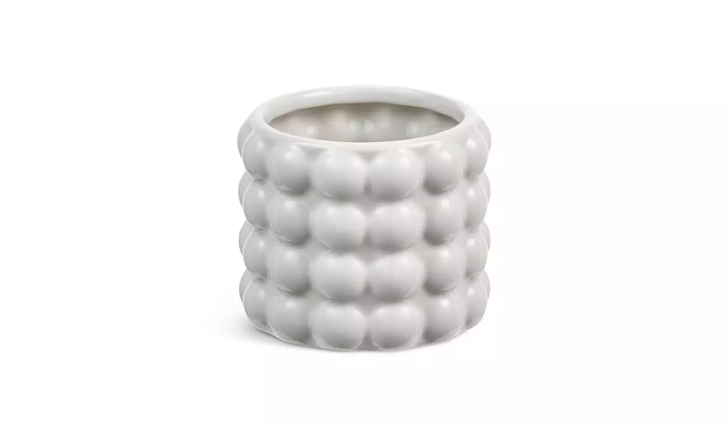 Habitat Bobble Small Planter - Grey