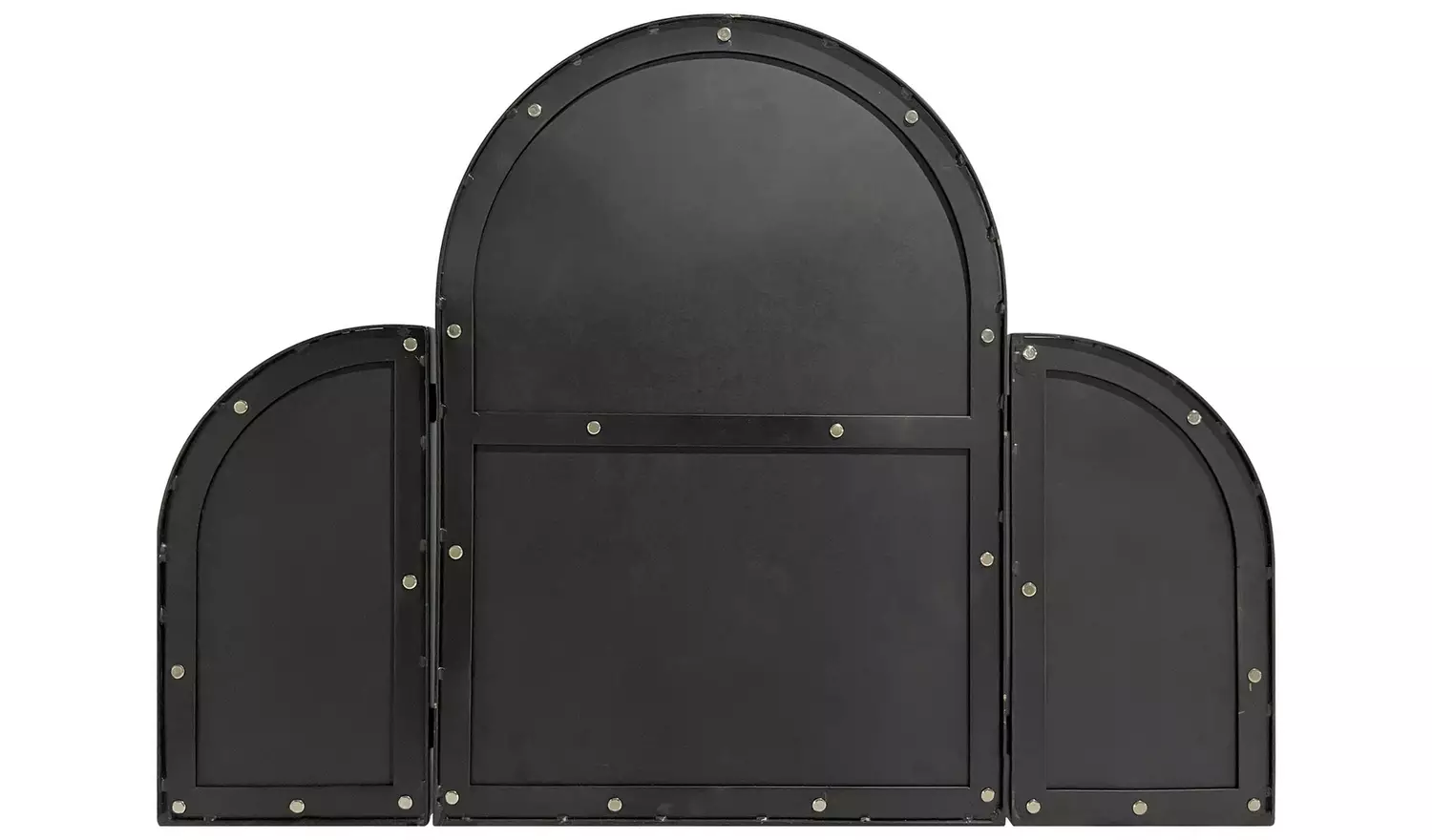 Habitat Black Folding Arch Dressing Table Mirror - 70x50cm