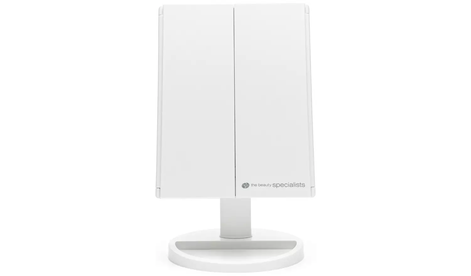 Rio 24 LED Folding Mirror - White