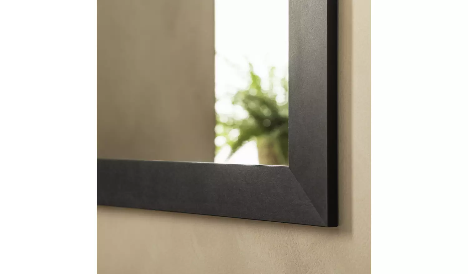 Habitat Black Full Length Wall Mirror - 150x65cm
