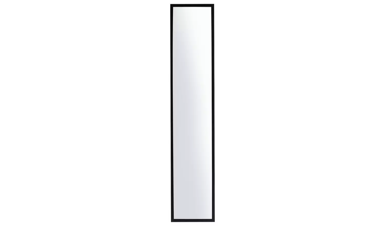 Home Essentials Black Free Standing Cheval Mirror - 150x30cm