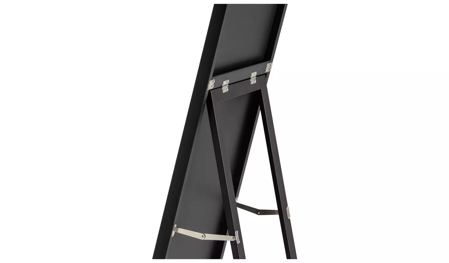 Home Essentials Black Free Standing Cheval Mirror - 150x30cm