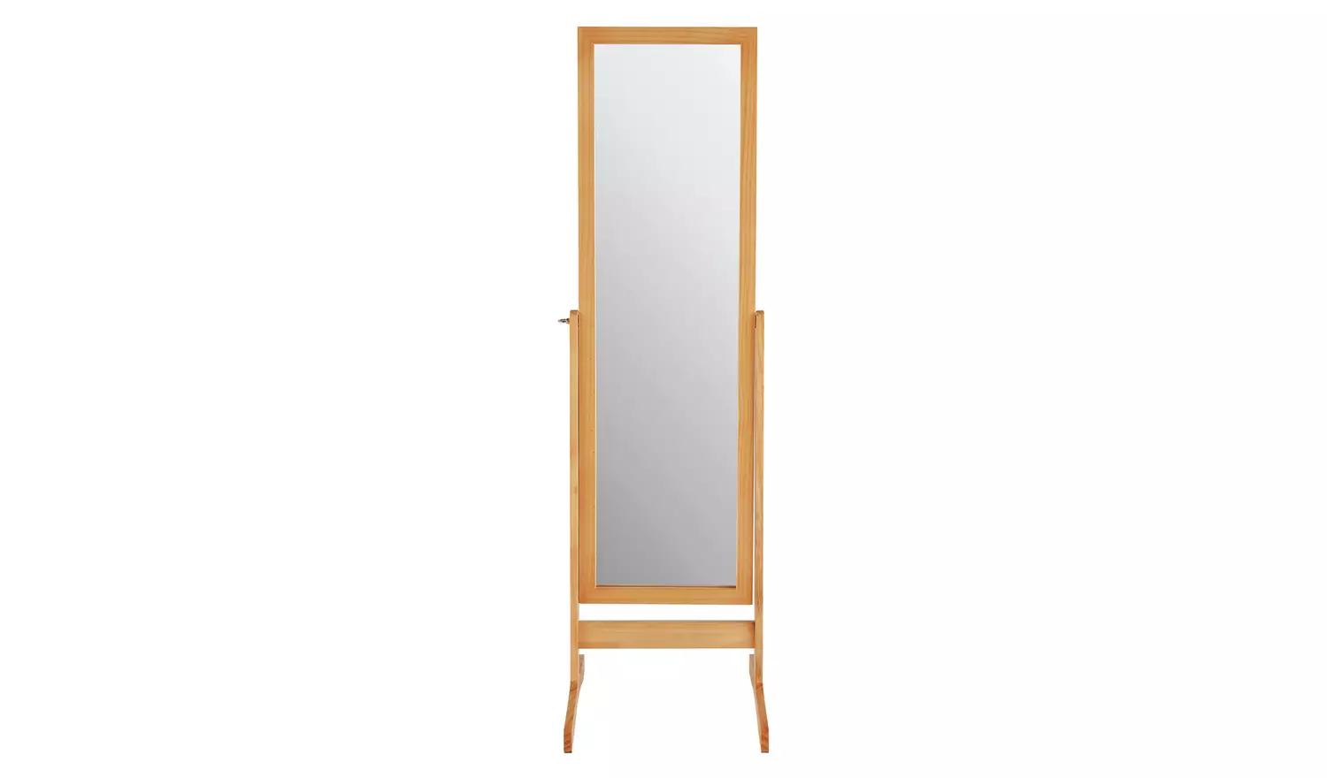 Argos Home Oak Free Standing Cheval Mirror - 146x41cm