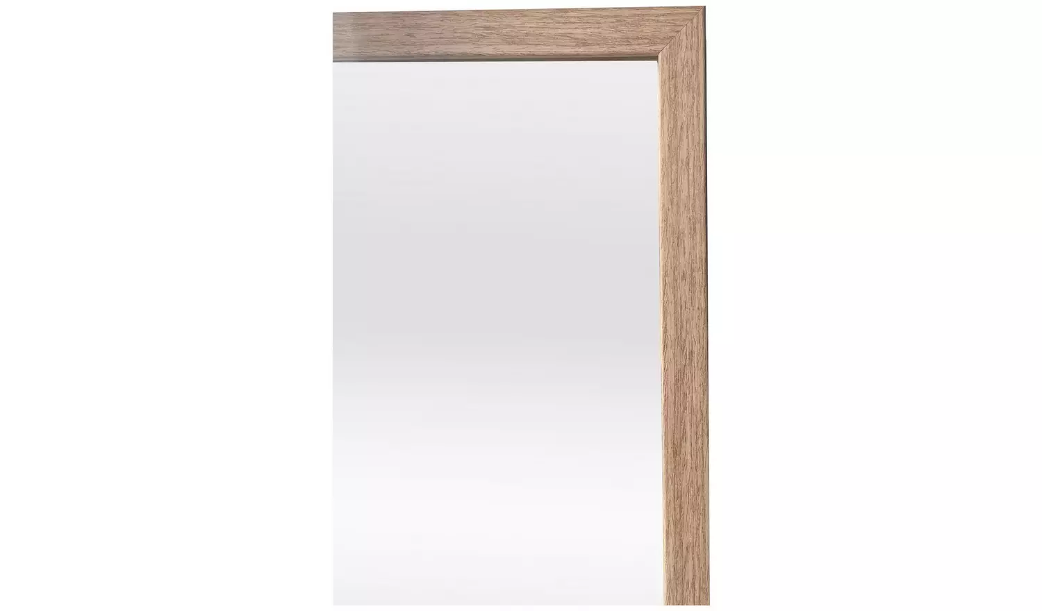 Argos Home Oak Effect Free Standing Cheval Mirror - 150x30cm