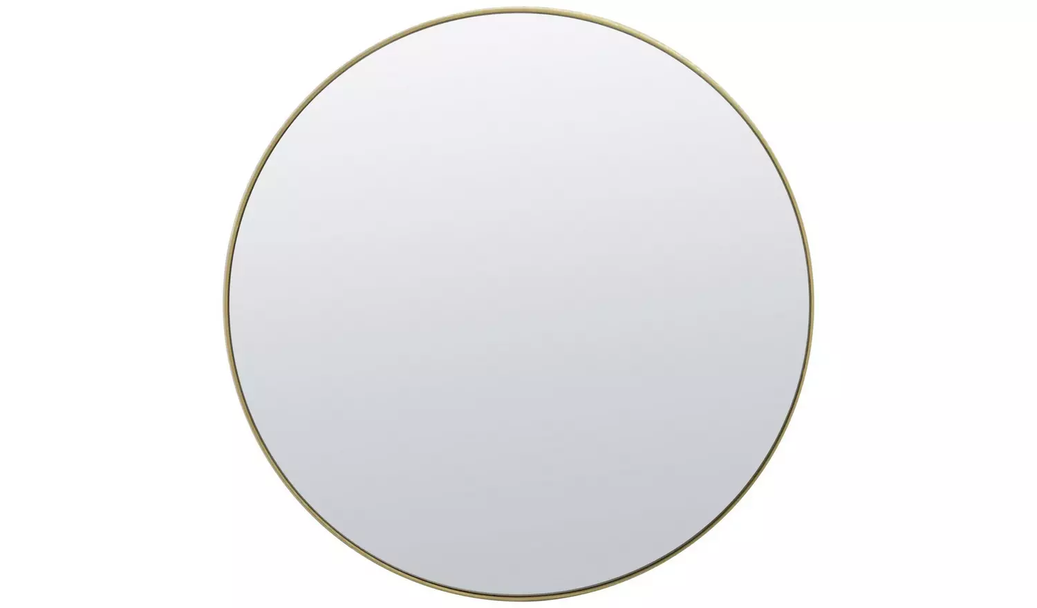 Habitat Gold Finish Round Wall Mirror - 40x40cm