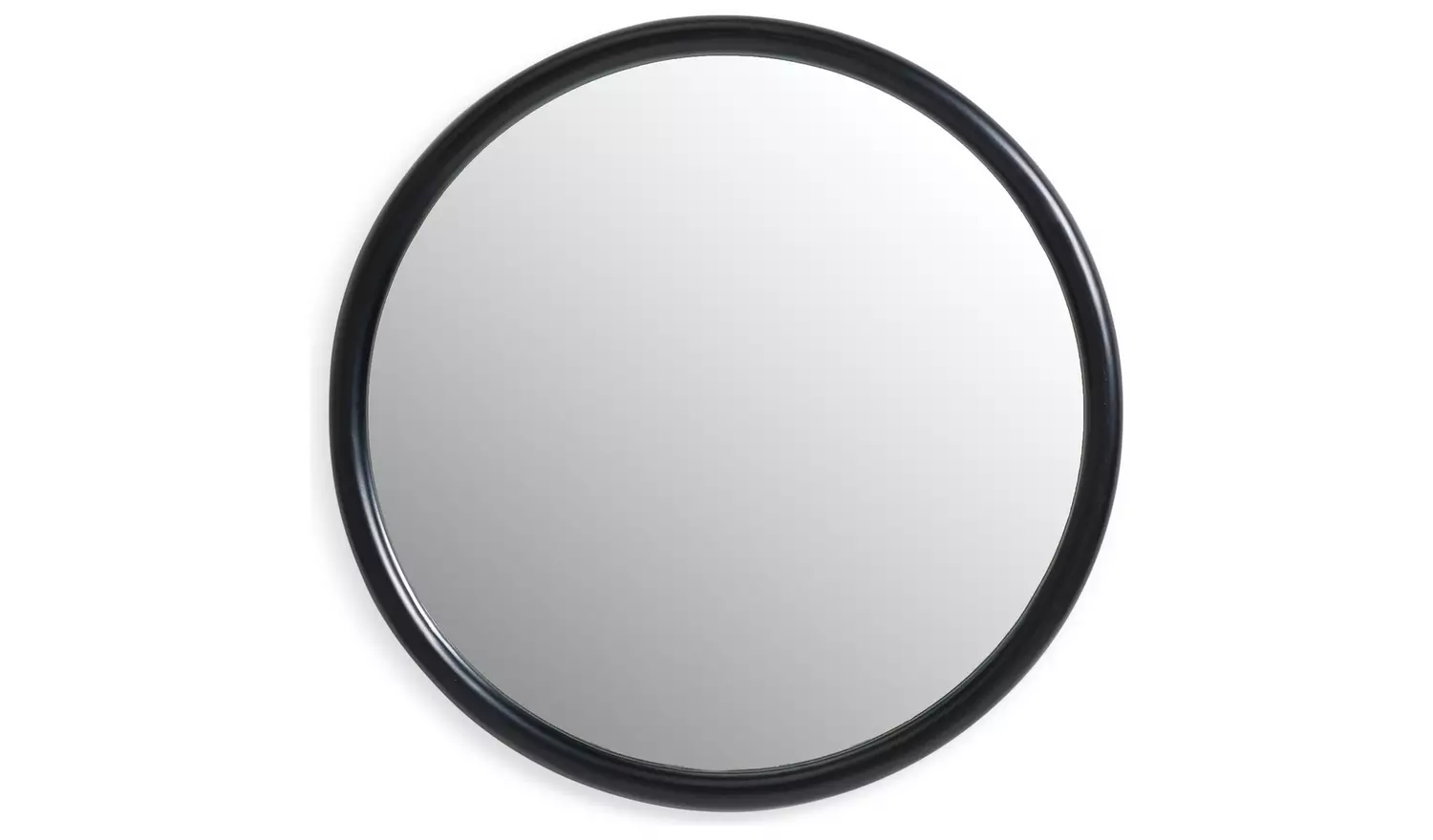 Habitat Black Round Wall Mirror - 60x60cm