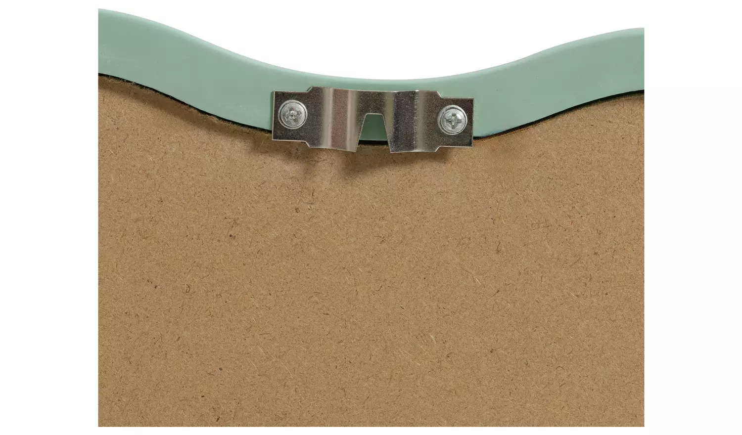 Habitat Green Wavy Wall Mirror - 60x57cm