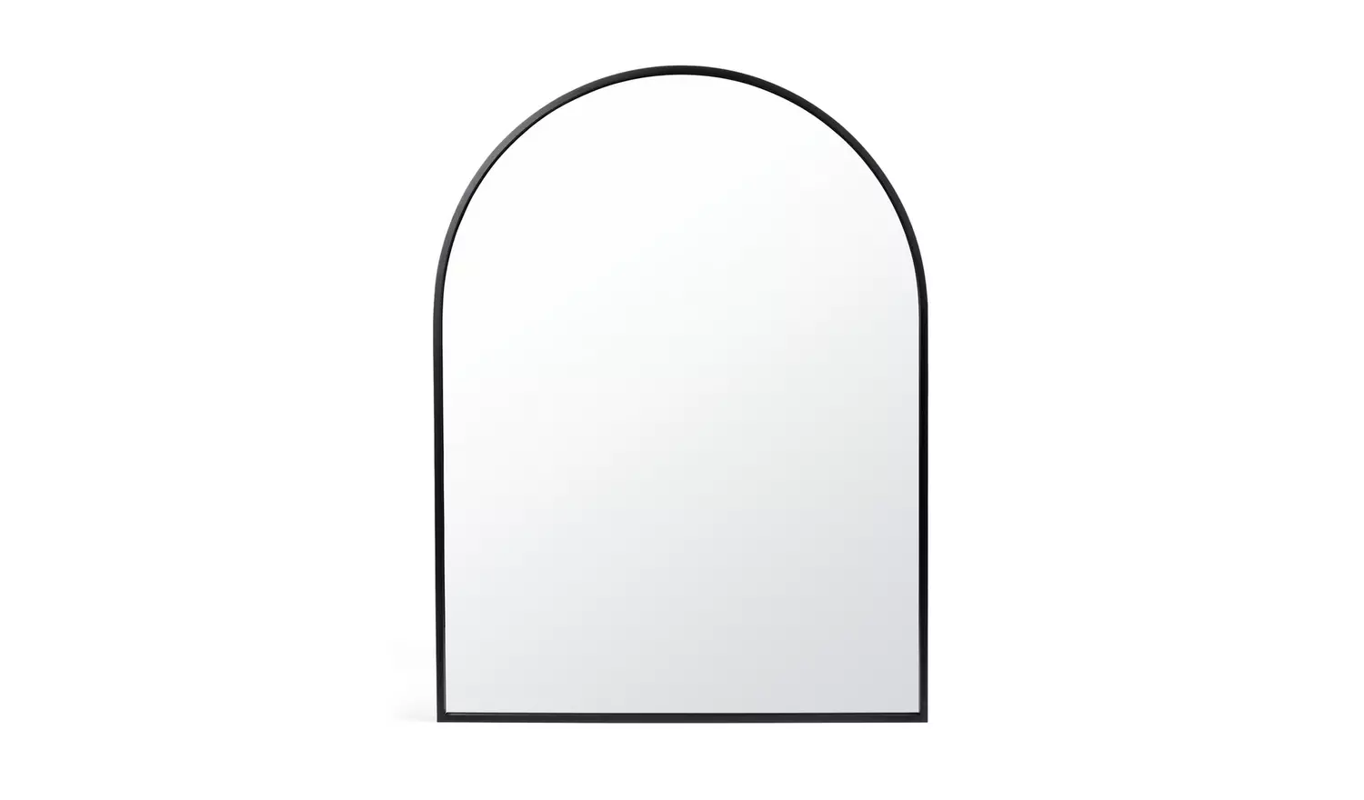 Habitat Black Arch Wall Mirror - 60x45cm