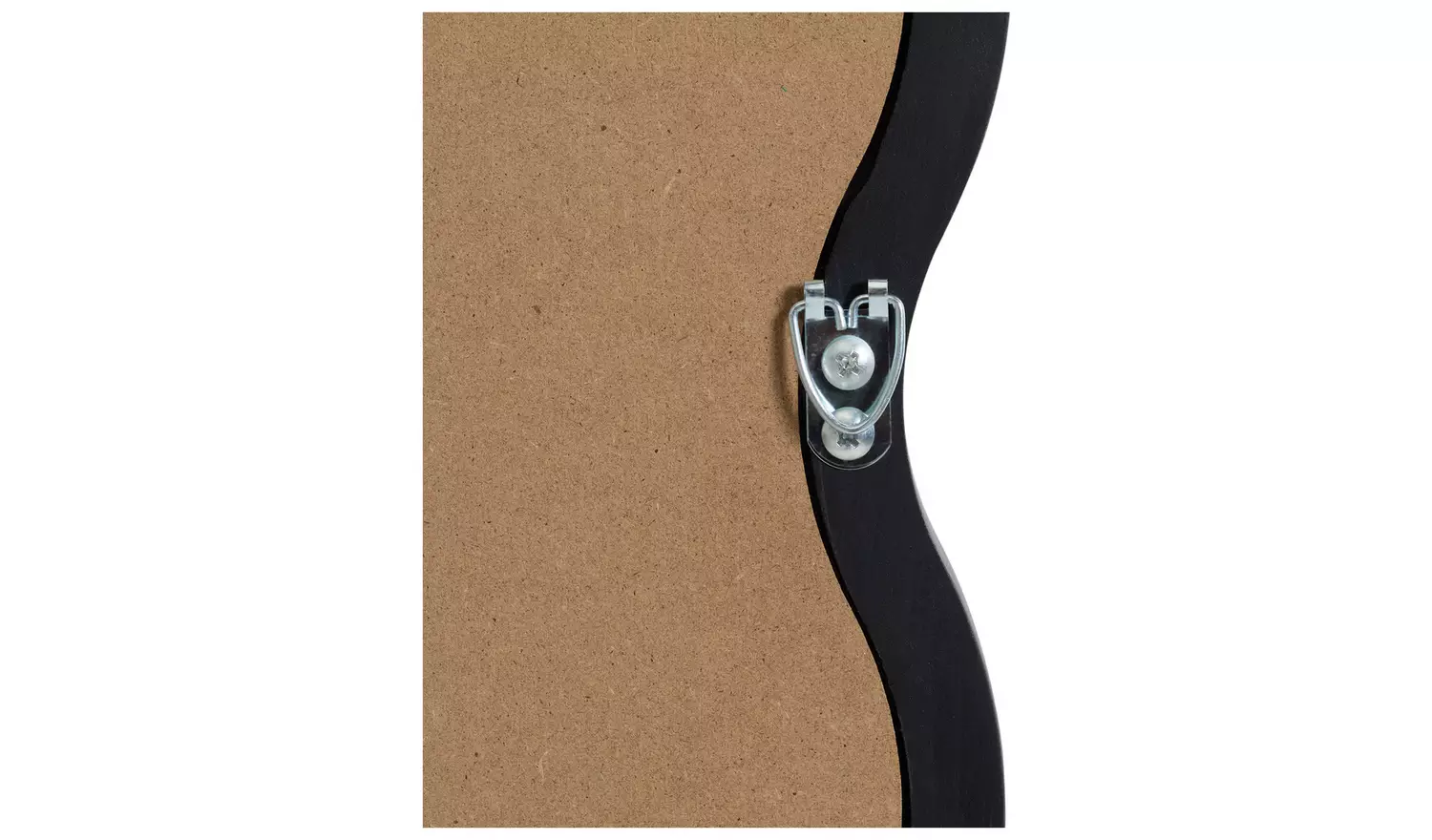 Habitat Black Wiggle Full Length Wall Mirror - 60x150cm