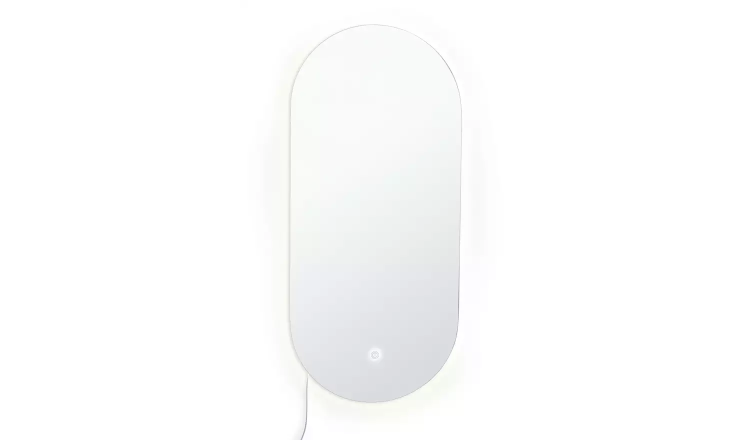Habitat Large Vertical Backlight LED Mirror - White