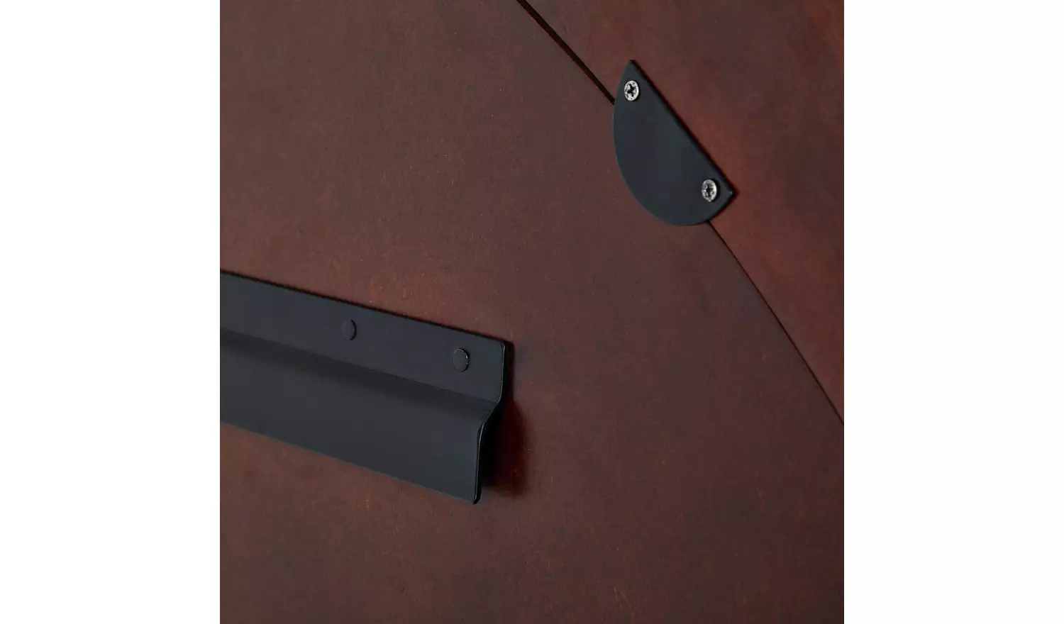 Habitat Mango Wood Irregular Wall Mirror - 120x100cm