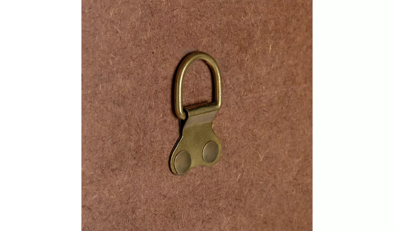 Habitat Glass & Brass Ribbed Square Wall Mirror - 60x60cm