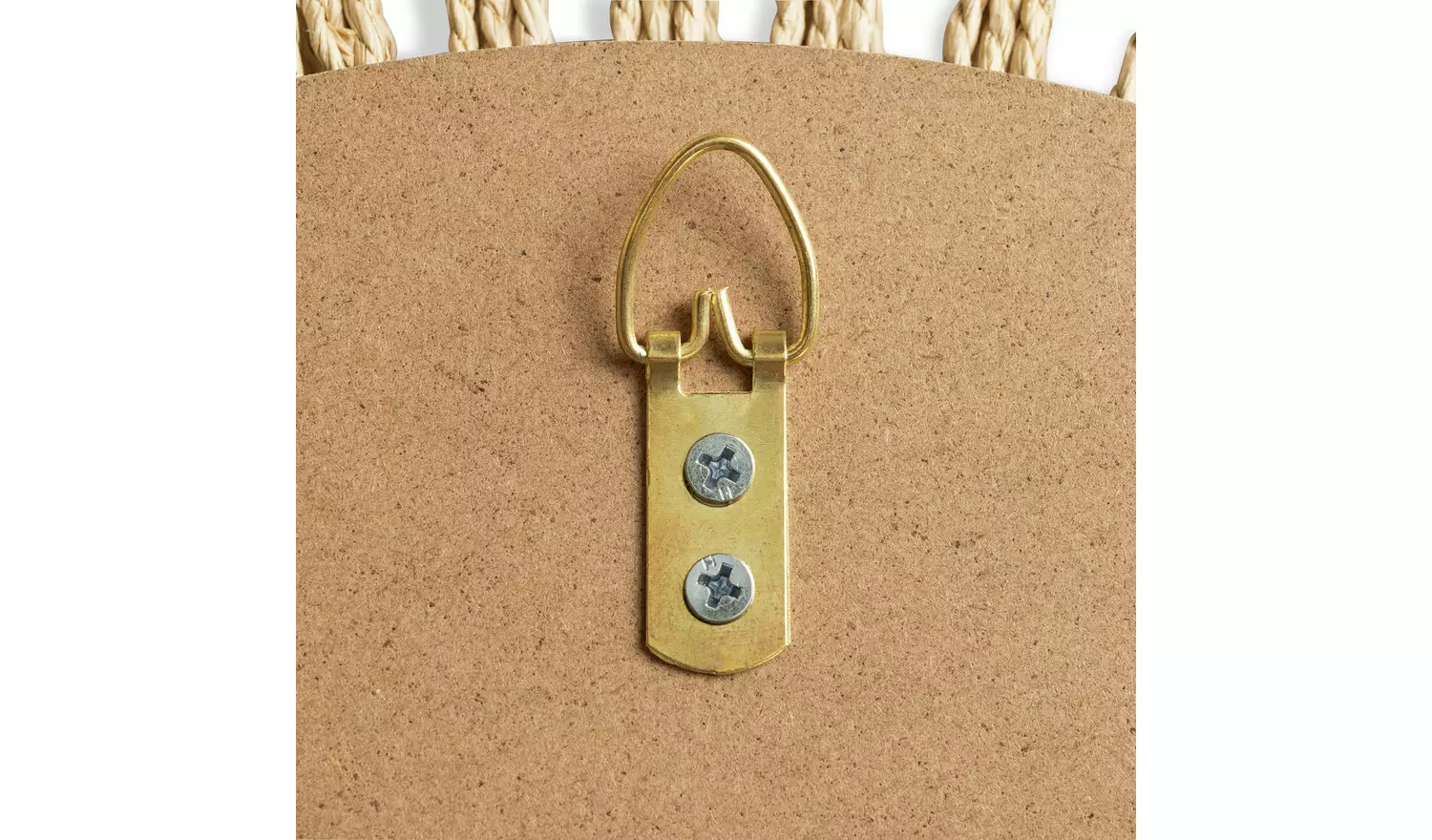 Habitat Rope Round Wall Mirror - 50x50cm