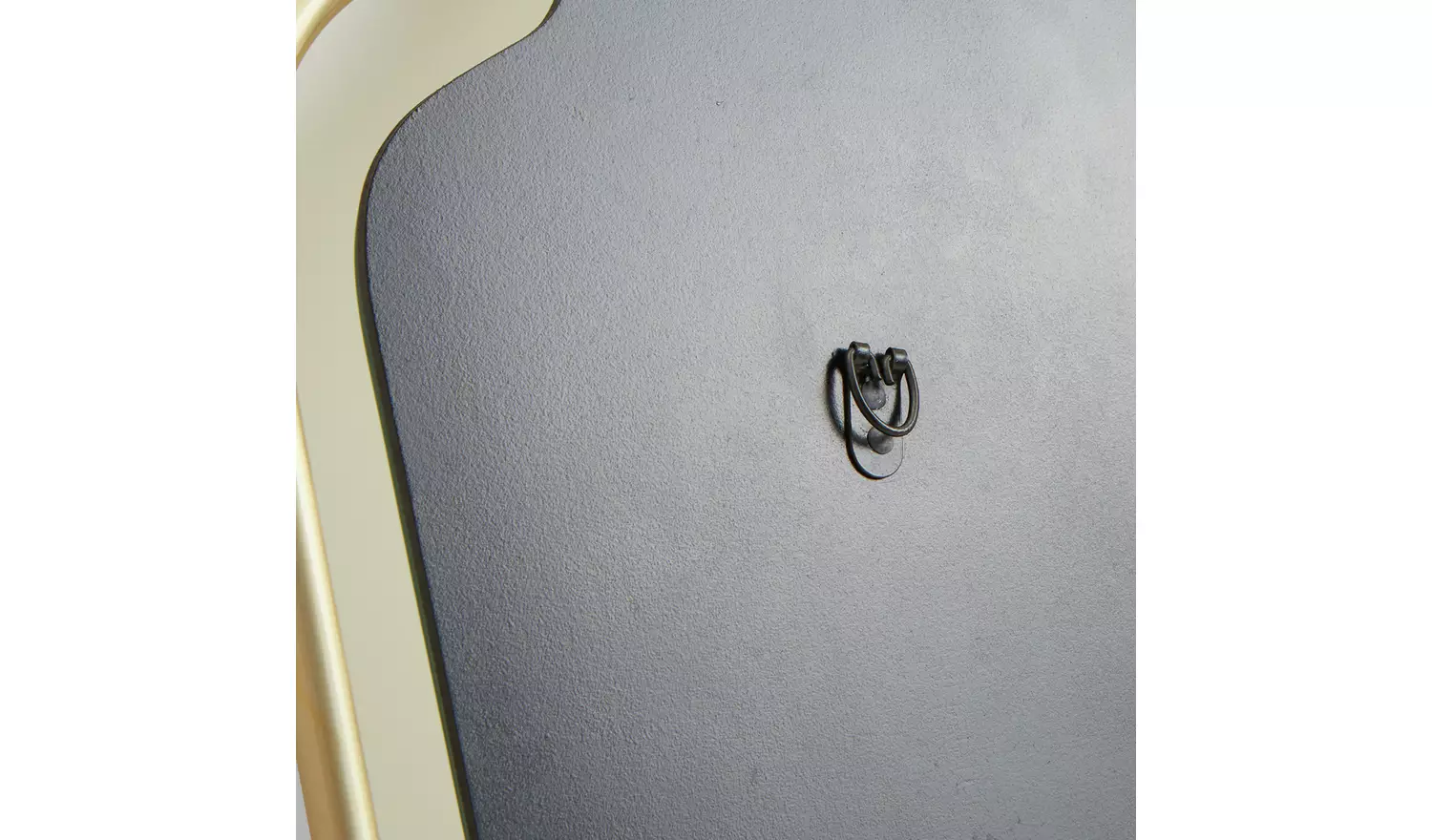 Habitat Gold Art Deco Wavy Wall Mirror - 85x65cm