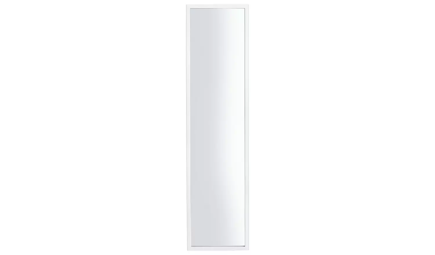 Home Essentials White Full Length Wall Mirror - 120x30cm