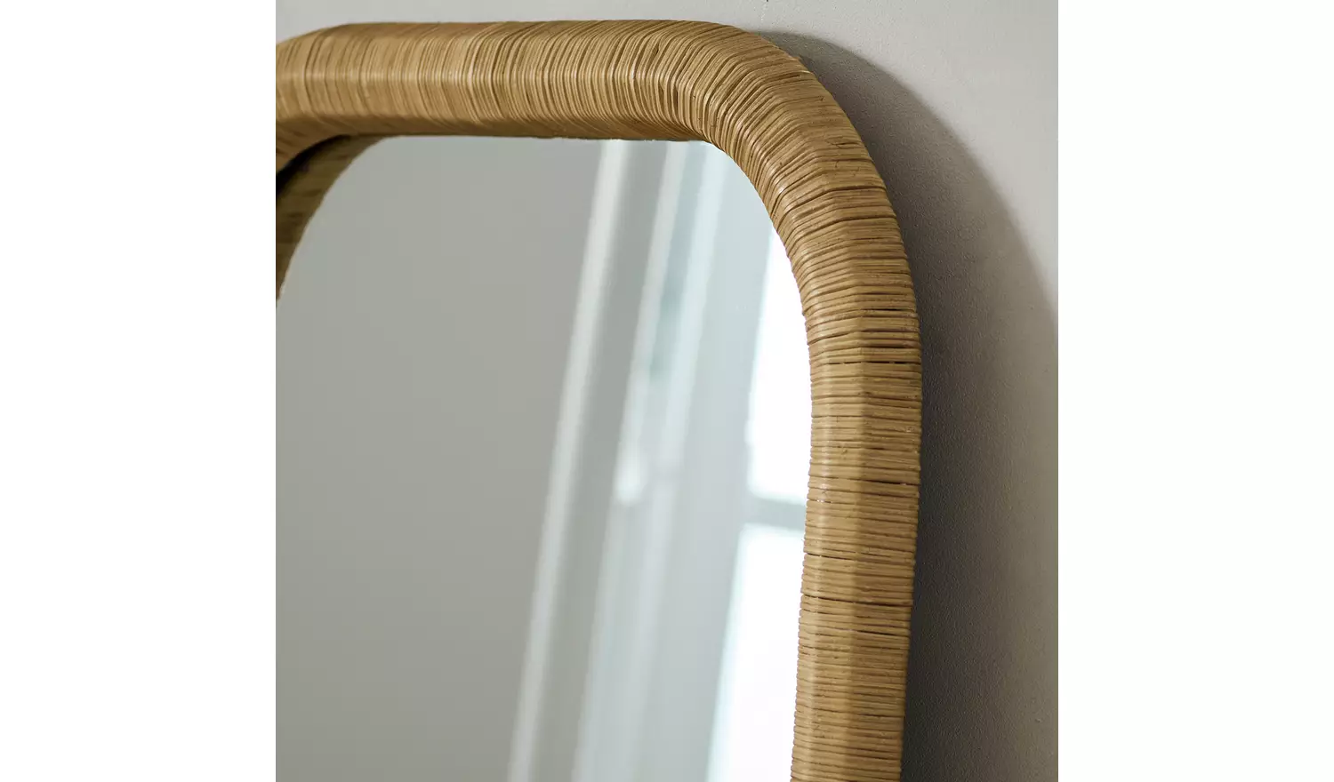 Habitat Rattan Full Length Wall Mirror - 150x60cm