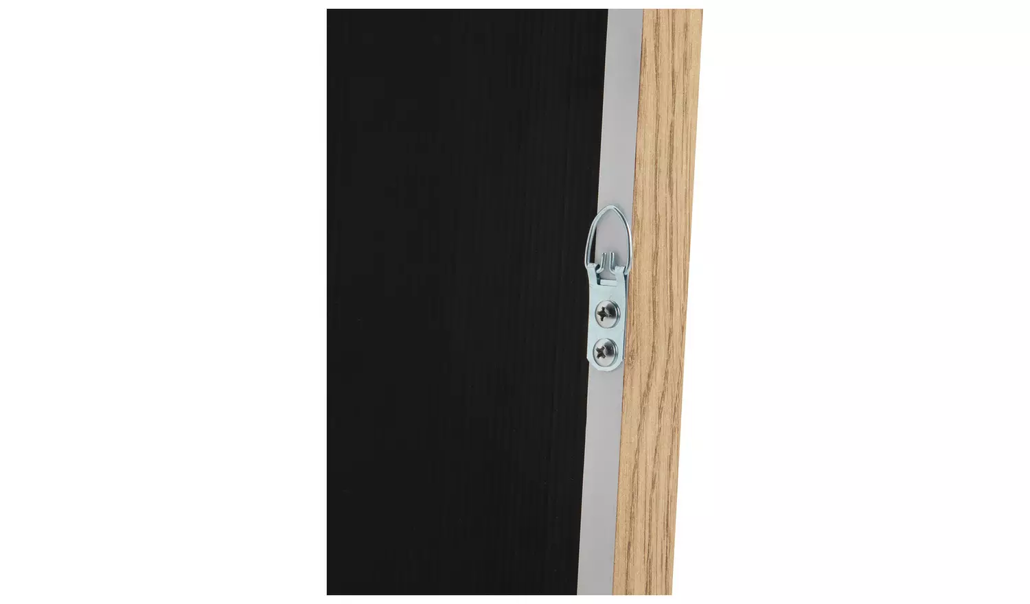 Home Essentials Oak Effect Wall Mirror - 90x65cm